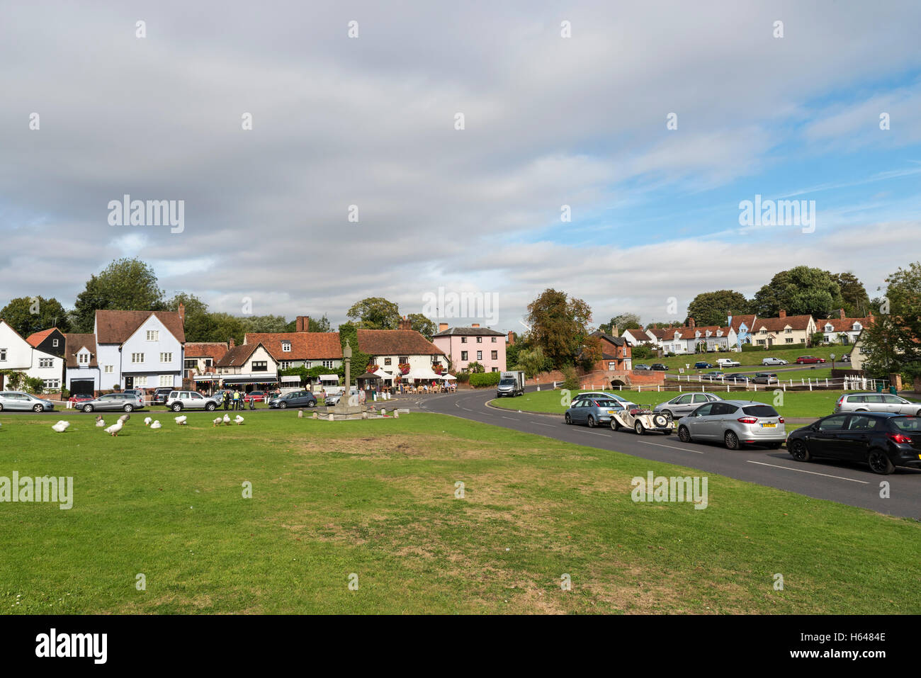 Voir d'Essex en Angleterre 2016 Finchingfield à North sur green Banque D'Images