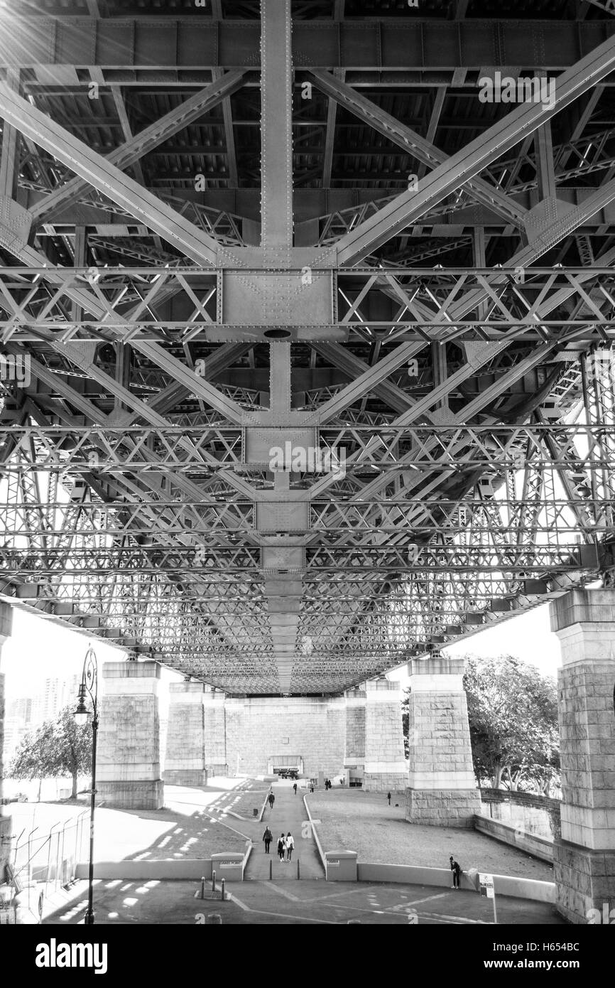 Sydney Harbour Bridge, une principale attraction touristique à Sydney Banque D'Images