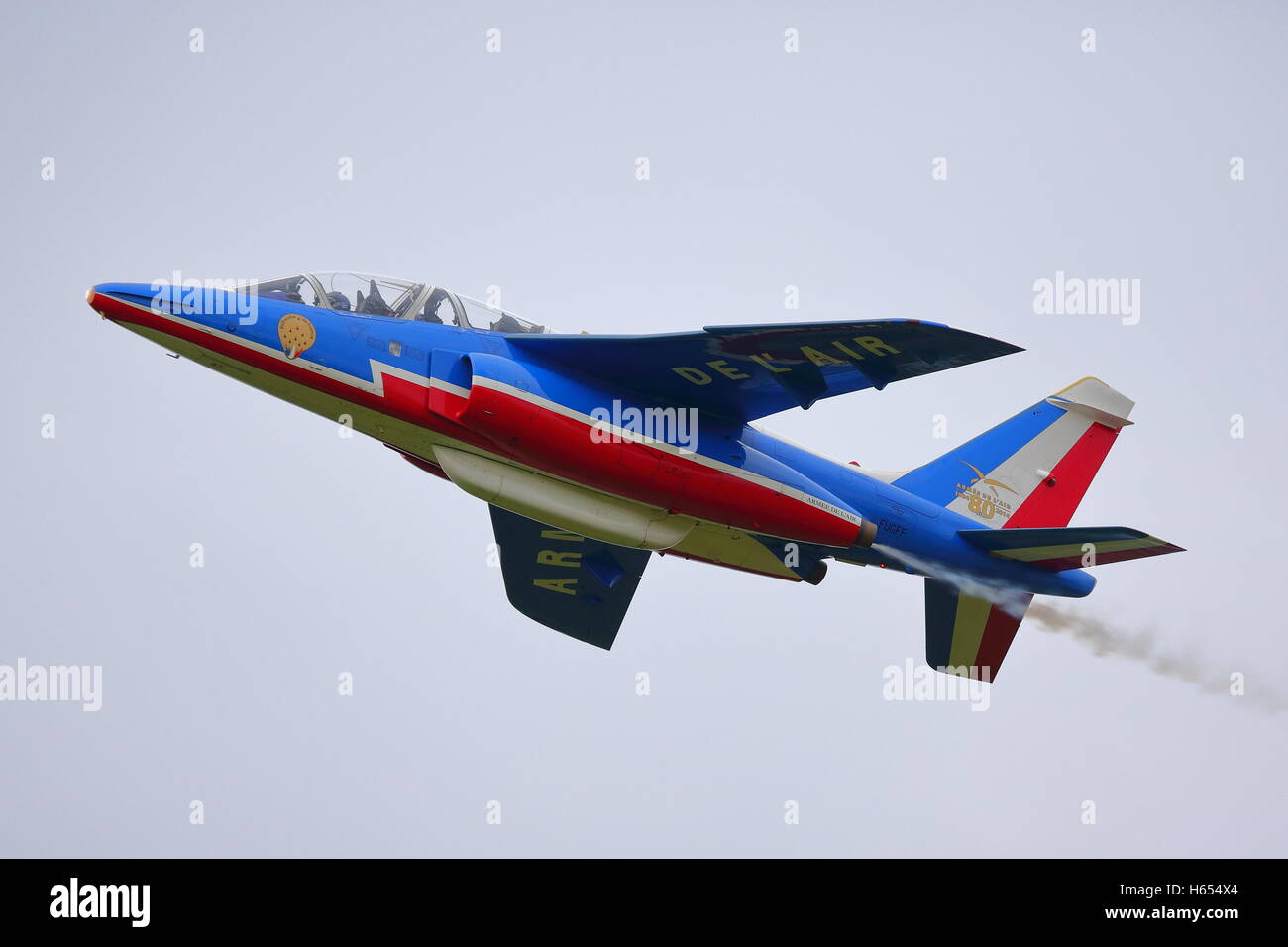 Dassault/Dornier Alpha Jet Patrouille de France d'FTERQ à RIAT Fairford 2014 Banque D'Images