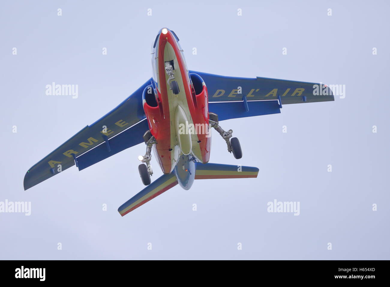 Dassault/Dornier Alpha Jet Patrouille de France d'FTERQ à RIAT Fairford 2014 Banque D'Images