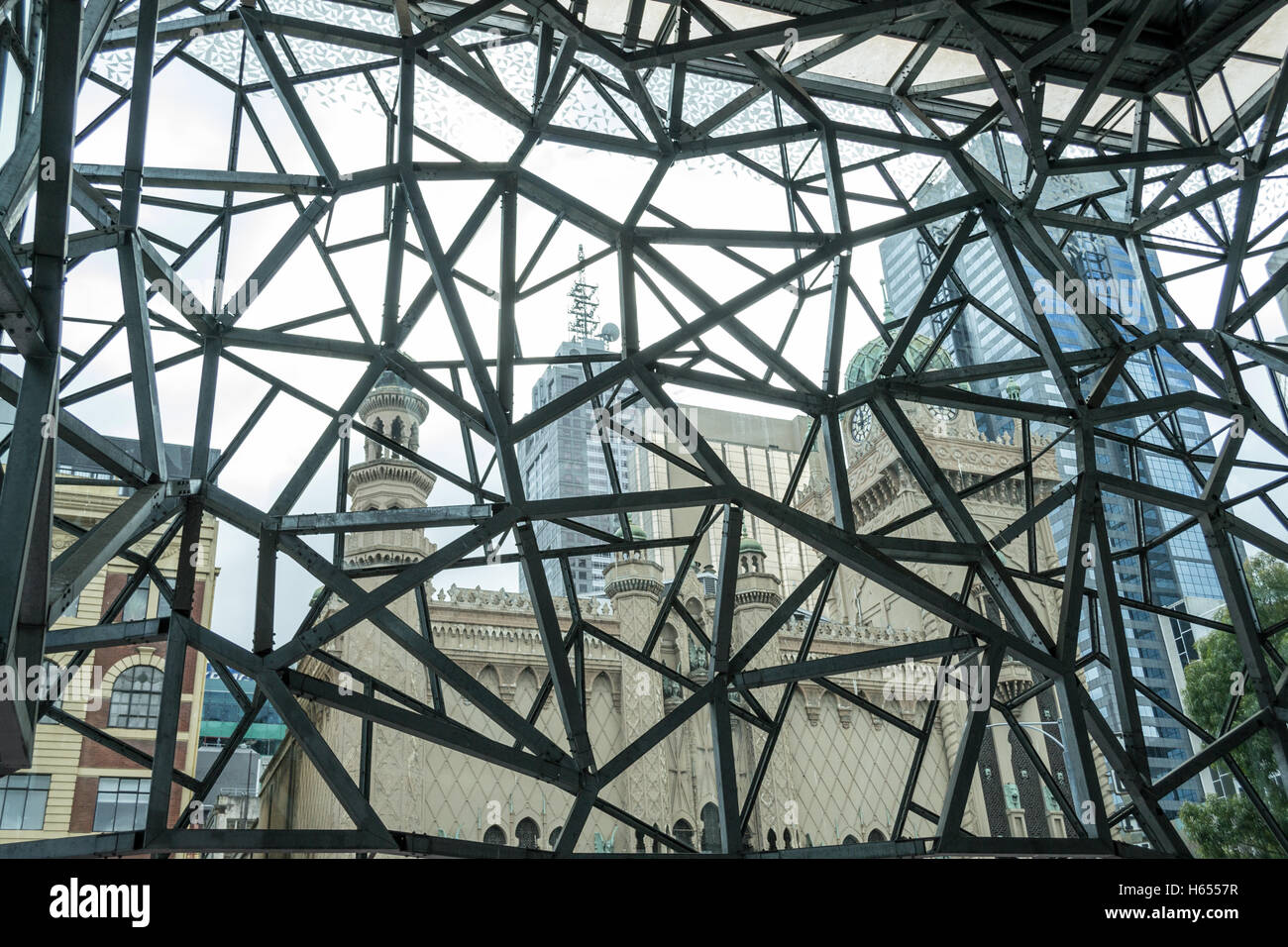 Melbourne a été nommé la ville la plus agréable du monde pour 6 ans dans une matière (2016) Banque D'Images