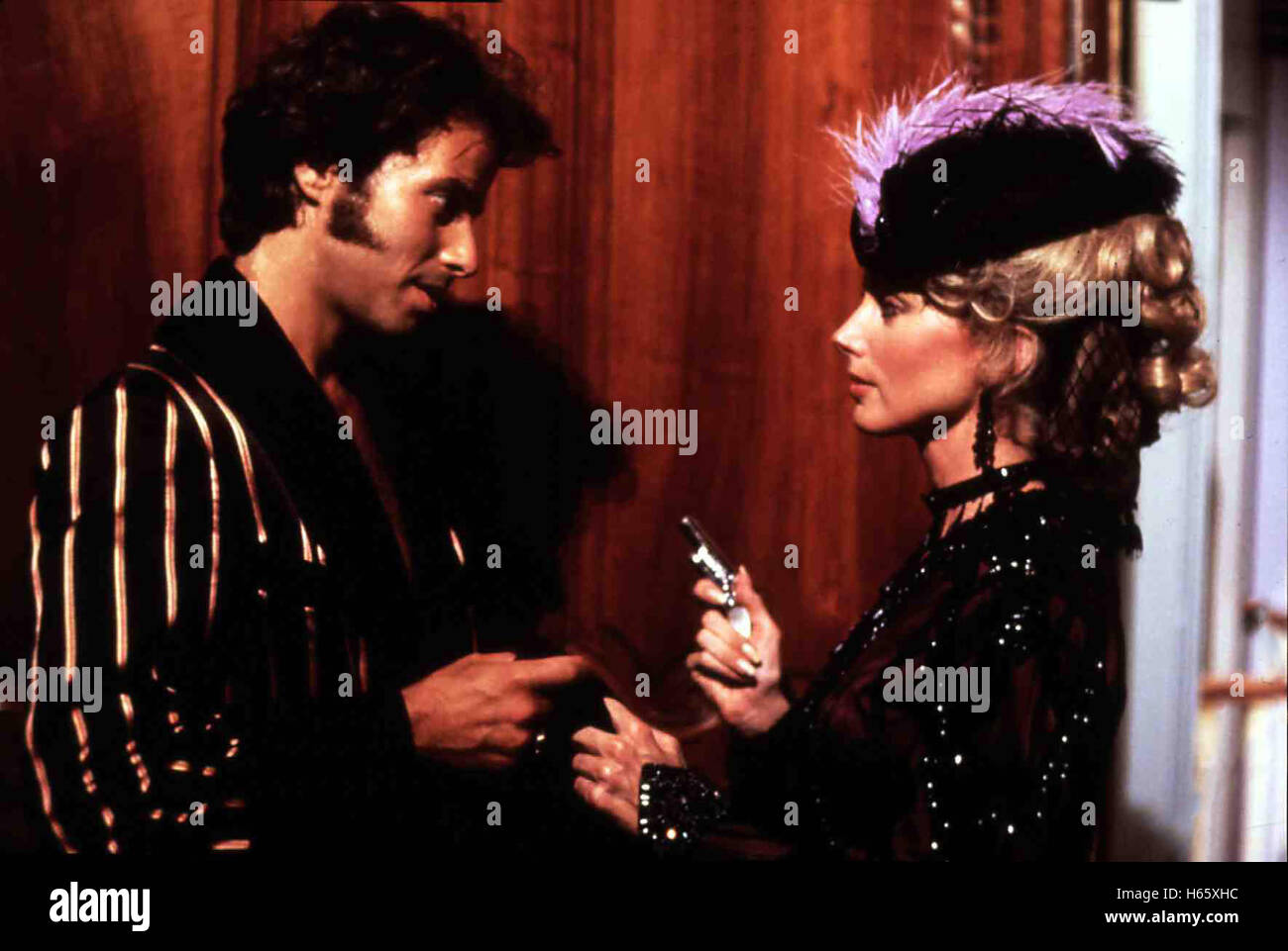 Fackeln im Sturm aka. Amérique du Nord et du Sud, USA 1985, acteurs/Stars : Kirstie Alley, Georg Stanford Brown, David Carradine, Patrick Swayze Banque D'Images