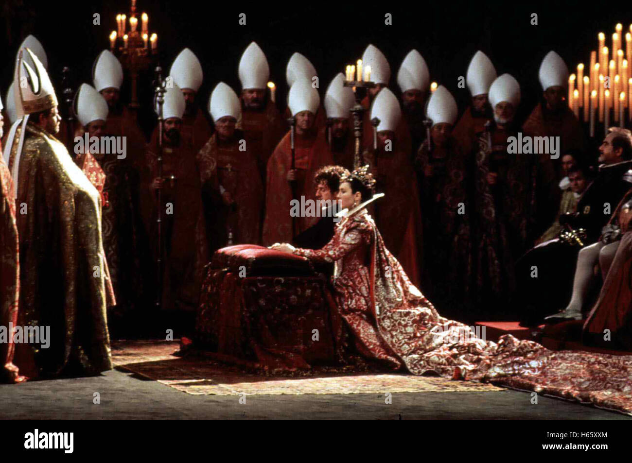 La reine Margot, aka : The Bartholomäusnacht, Frankreich/Italien/Deutschland 1994, Regie : Patrice Chereau, acteurs : Daniel Auteuil, Isanelle Adjani beide (Mitte) Banque D'Images