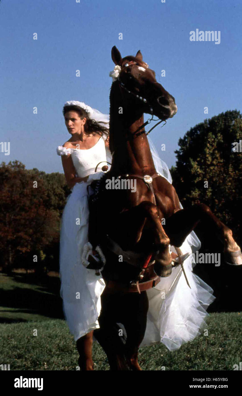 Die Braut, die sich nicht traut, USA 1999 aka. Runaway Bride, Directeur : Garry Marshall, acteurs/Stars : Julia Roberts, Richard Gere, Joan Cusack Banque D'Images