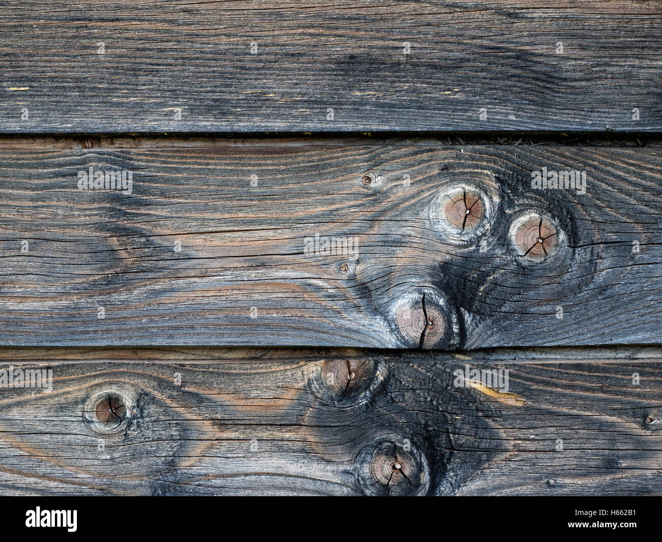 Old weathered wooden planks Banque D'Images