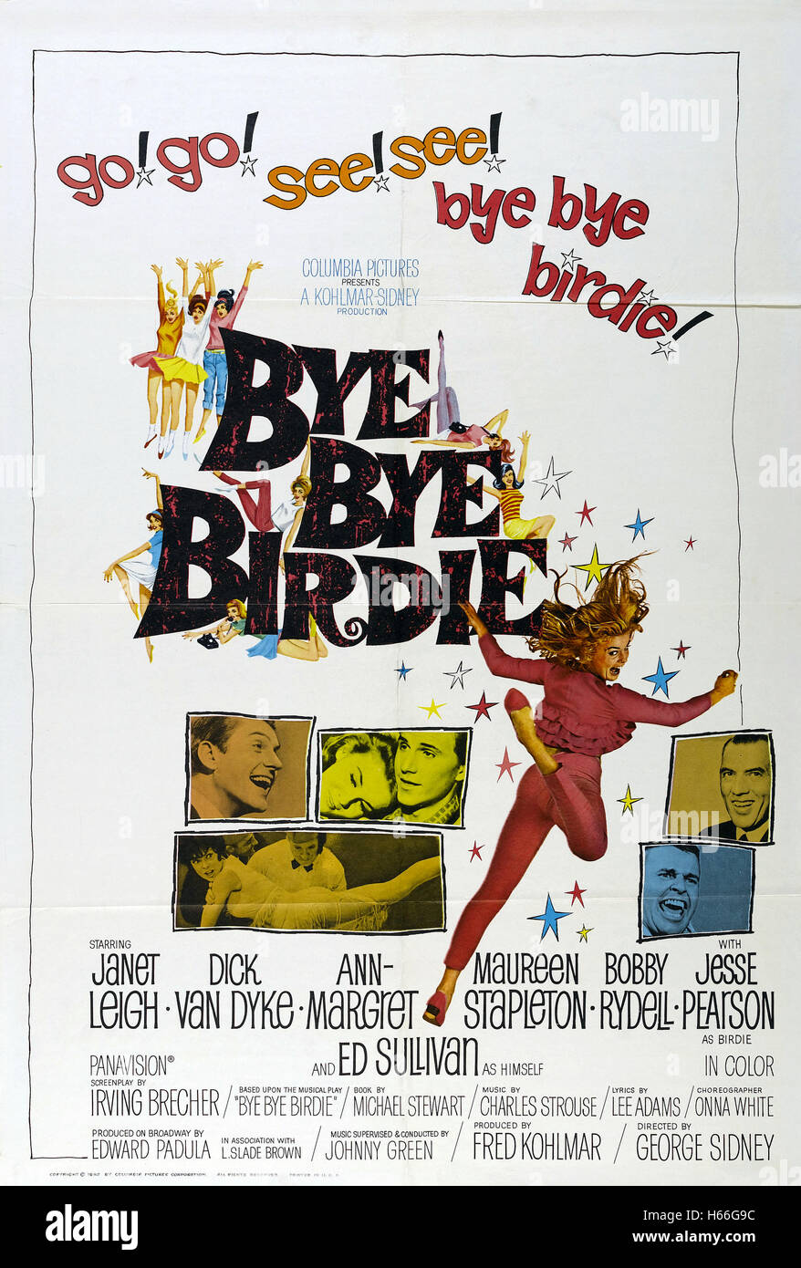 Bye Bye Birdie - Movie Poster - Banque D'Images