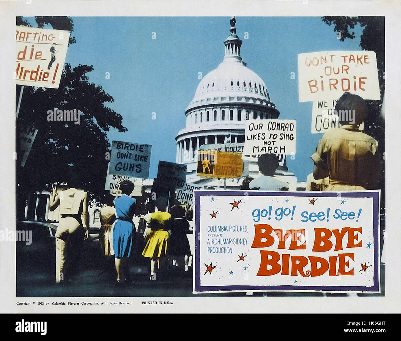 Bye Bye Birdie - Movie Poster - Banque D'Images