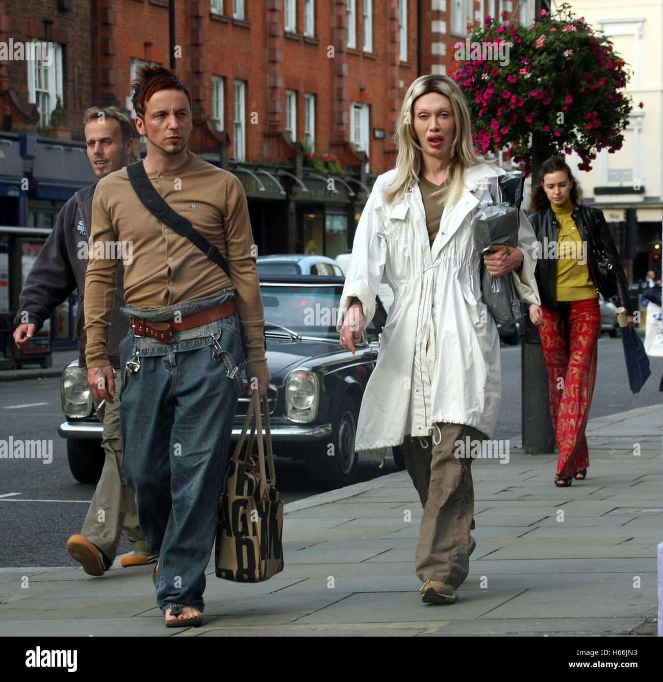 Pete Burns vu à Londres Banque D'Images