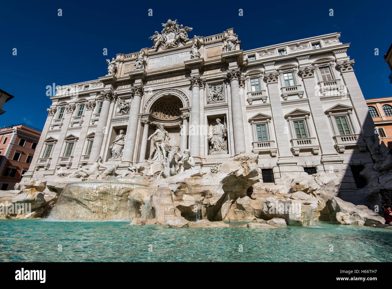 Fontaine de Trevi, Rome, Latium, Italie Banque D'Images