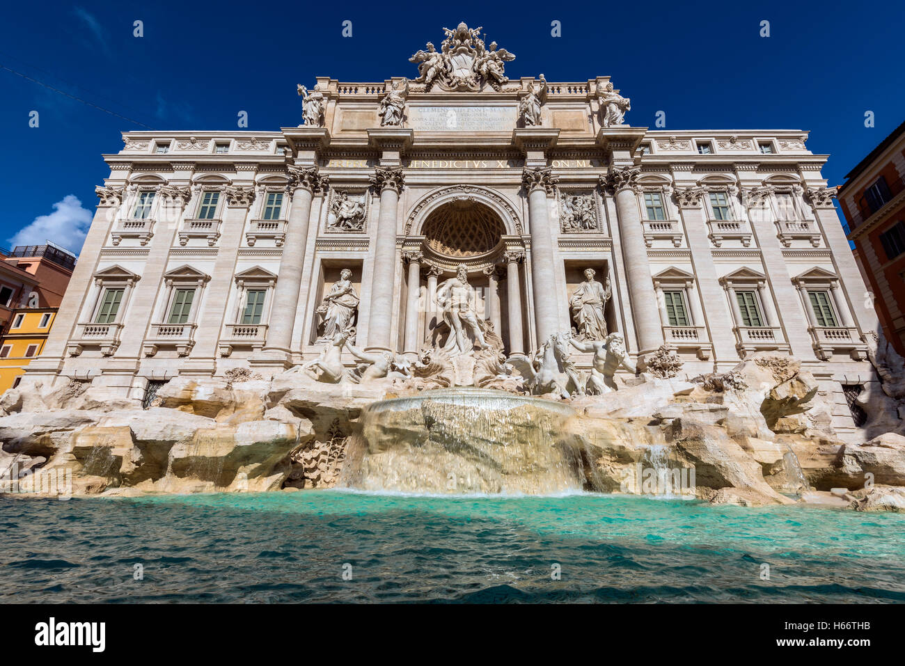 Fontaine de Trevi, Rome, Latium, Italie Banque D'Images