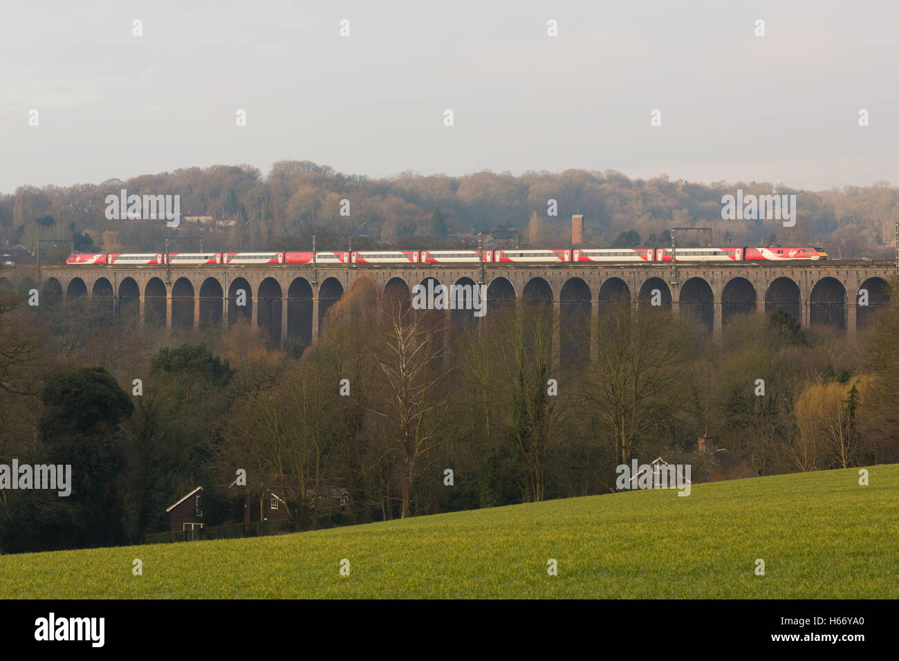 Digswell Viaduc près de Welwyn Garden City Banque D'Images