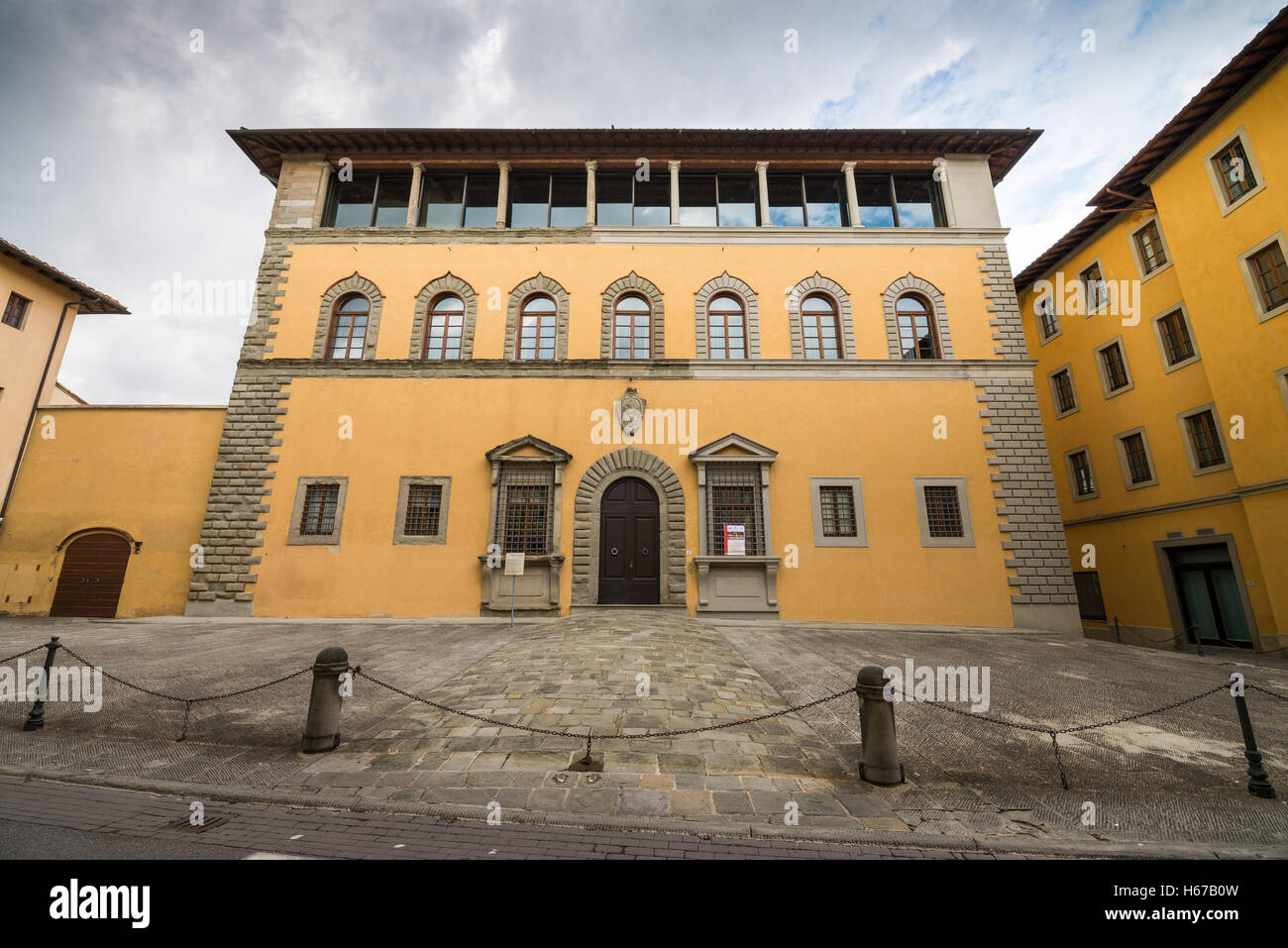 Palazzo Grifoni, San Miniato, en Toscane, Italie, Europe, Banque D'Images