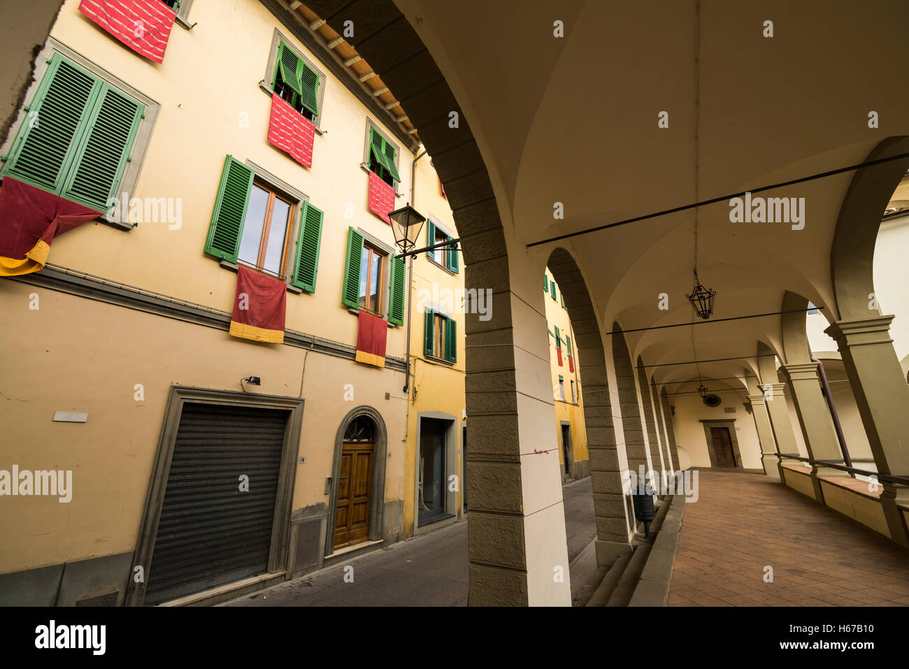 De la rue San Miniato, en Toscane, Italie, Union européenne, Europe Banque D'Images
