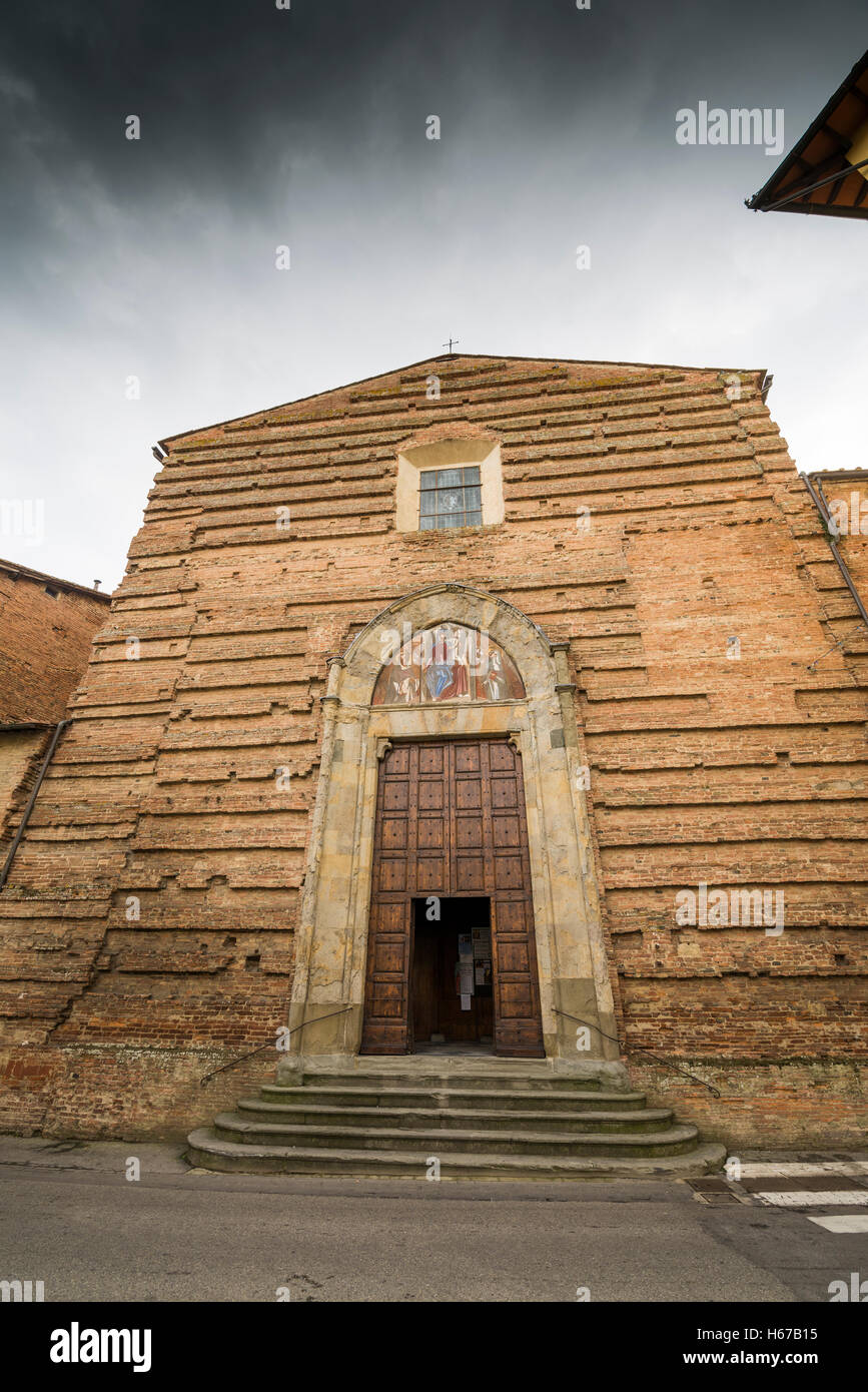 Chiesa di San Domenico, San Miniato, en Toscane, Italie, Europe Banque D'Images