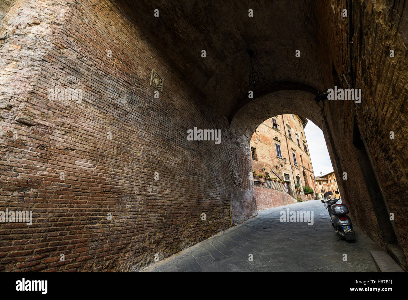 De la rue San Miniato, en Toscane, Italie, Union européenne, Europe Banque D'Images