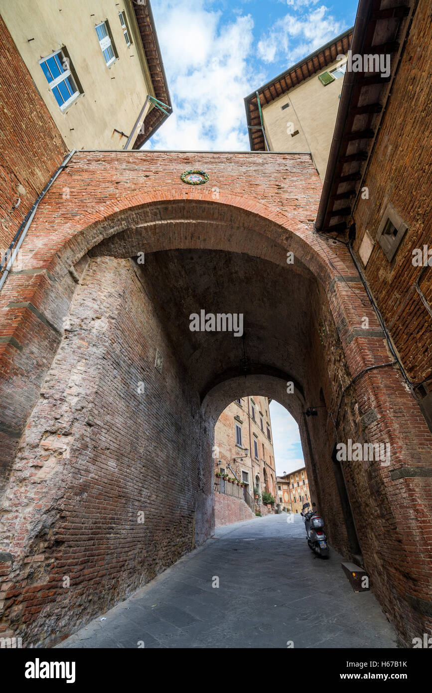De la rue San Miniato, en Toscane, Italie, Union européenne, Europe Banque D'Images