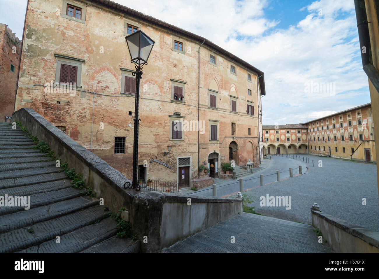 De la rue San Miniato, en Toscane, Italie, Union européenne, Europe Banque D'Images