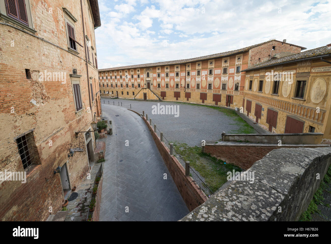 De la rue San Miniato, en Toscane, Italie, Union européenne, Europe Banque D'Images