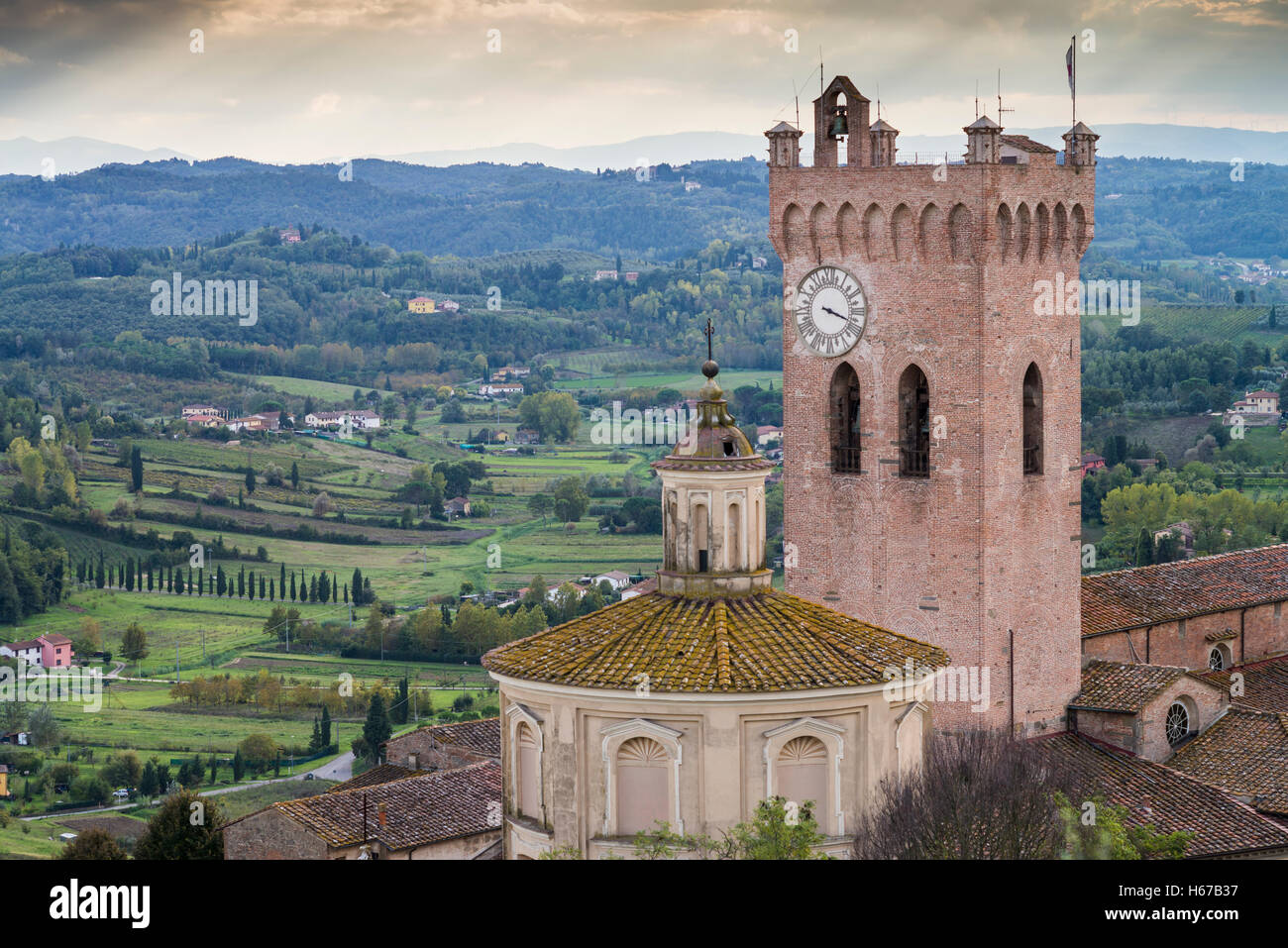 San Miniato, en Toscane, Italie, Union européenne, Europe Banque D'Images