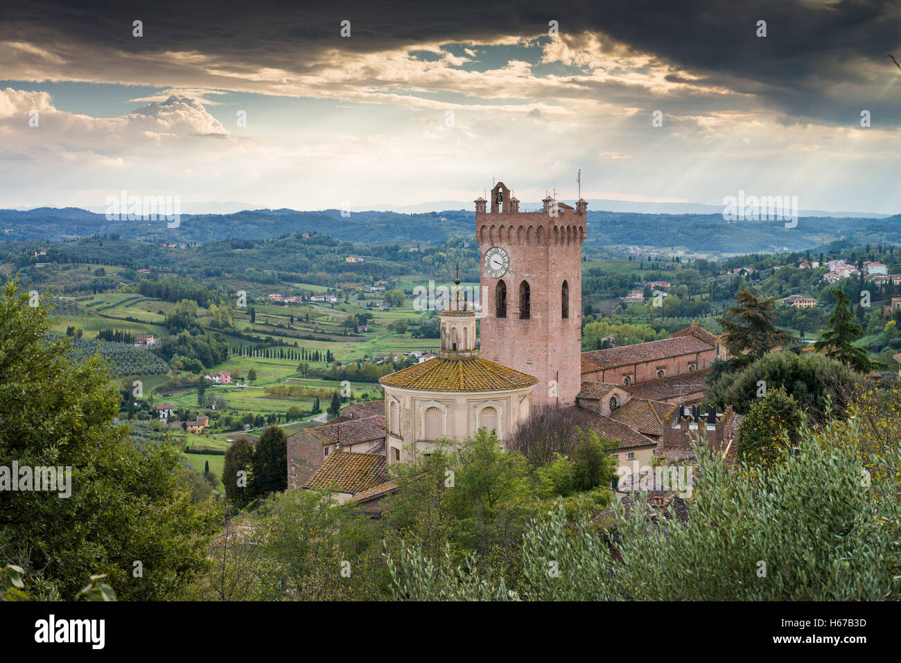 San Miniato, en Toscane, Italie, Union européenne, Europe Banque D'Images