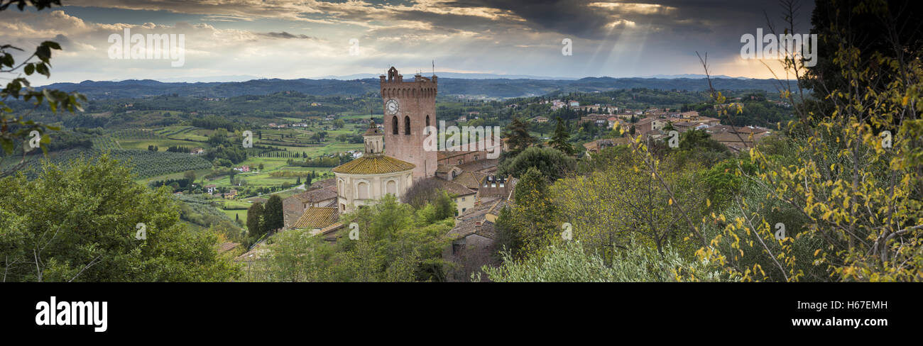 San Miniato, en Toscane, Italie, Union européenne, Europe Banque D'Images