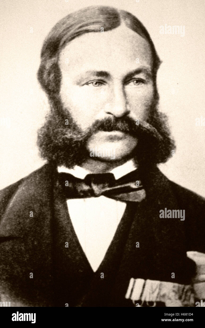 Heinrich Bart était un explorateur allemand de l'Afrique et érudit Banque D'Images