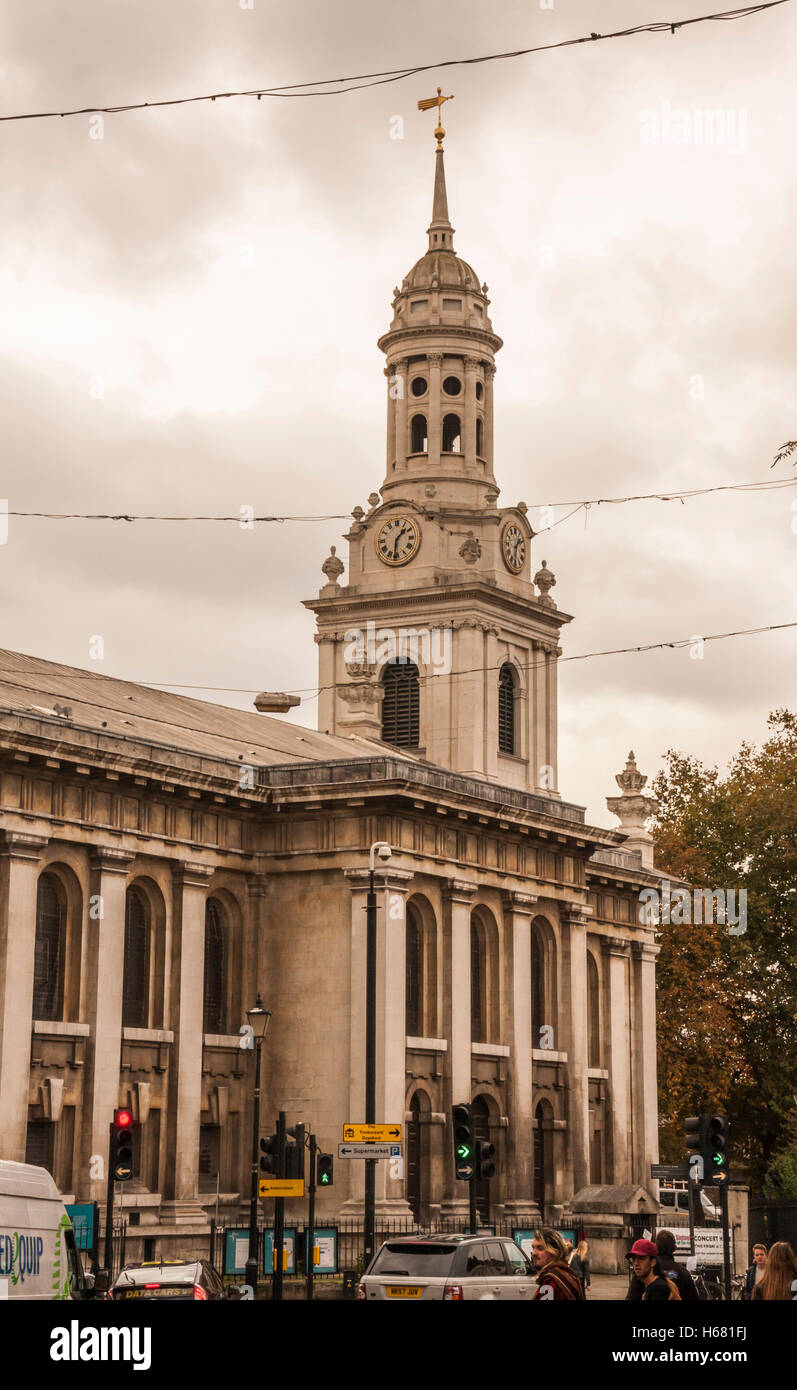 Église Saint Alfege à Greenwich, Londres Banque D'Images