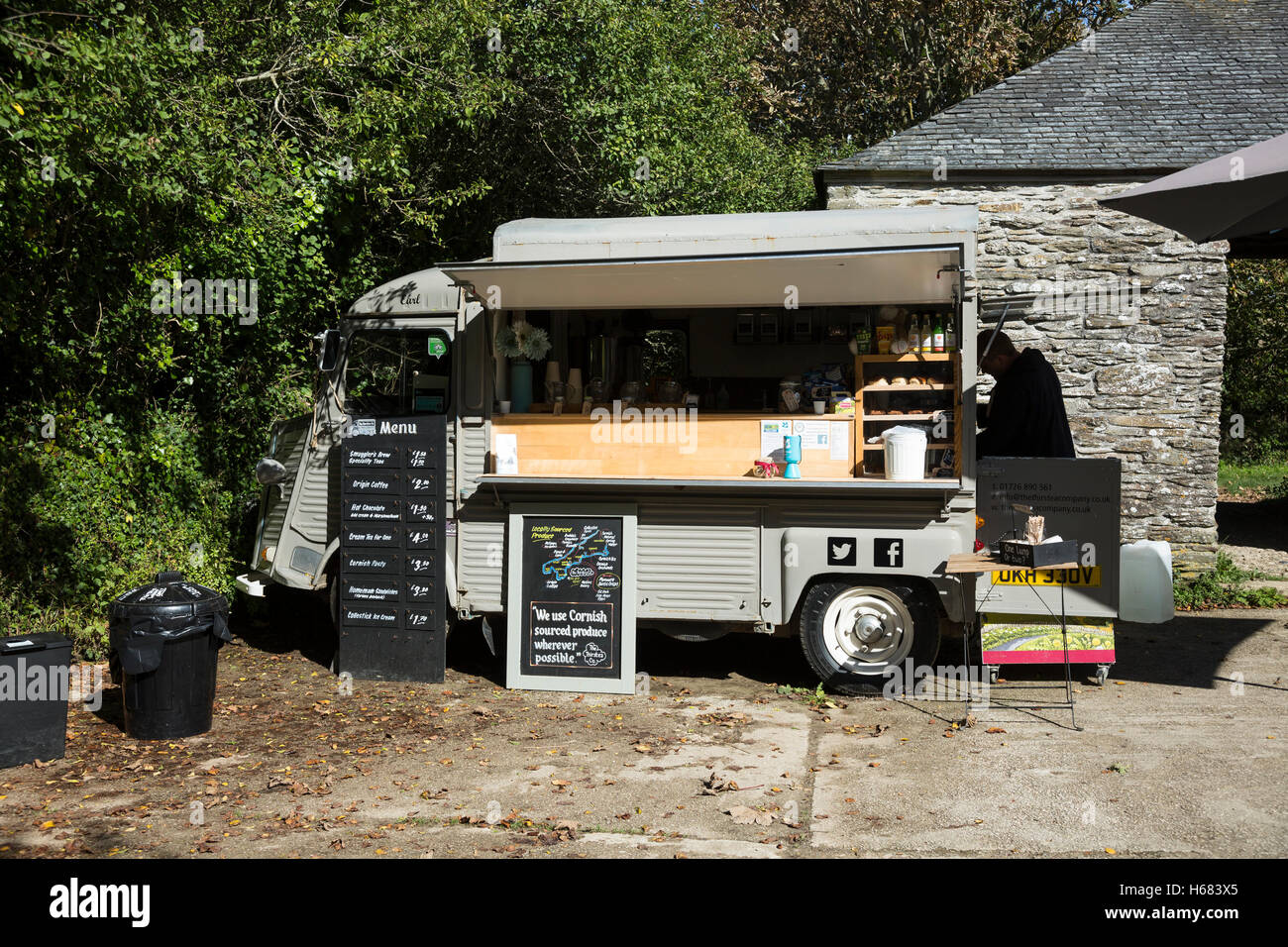 Vintage Citroen H restauration van Banque D'Images