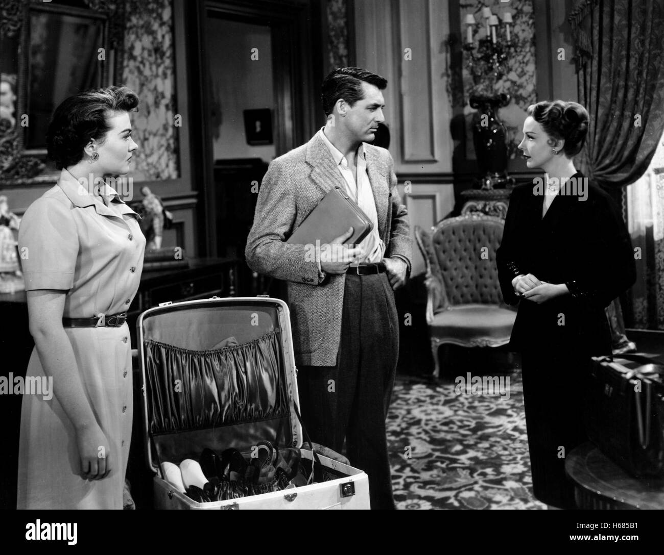 PAULA RAYMOND, Cary Grant, SIGNE HASSO, crise, 1950 Banque D'Images
