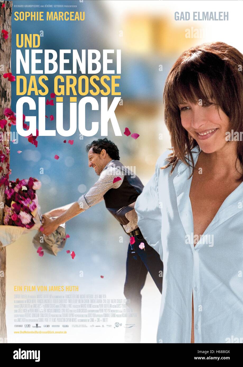 GAD ELMALEH, Sophie MARCEAU POSTER, le bonheur ne vient jamais seul, 2012 Photo Stock Alamy GAD ELMALEH, Sophie MARCEAU POSTER, le bonheur ne vient jamais seul, 2012 Photo Stock Alamy
