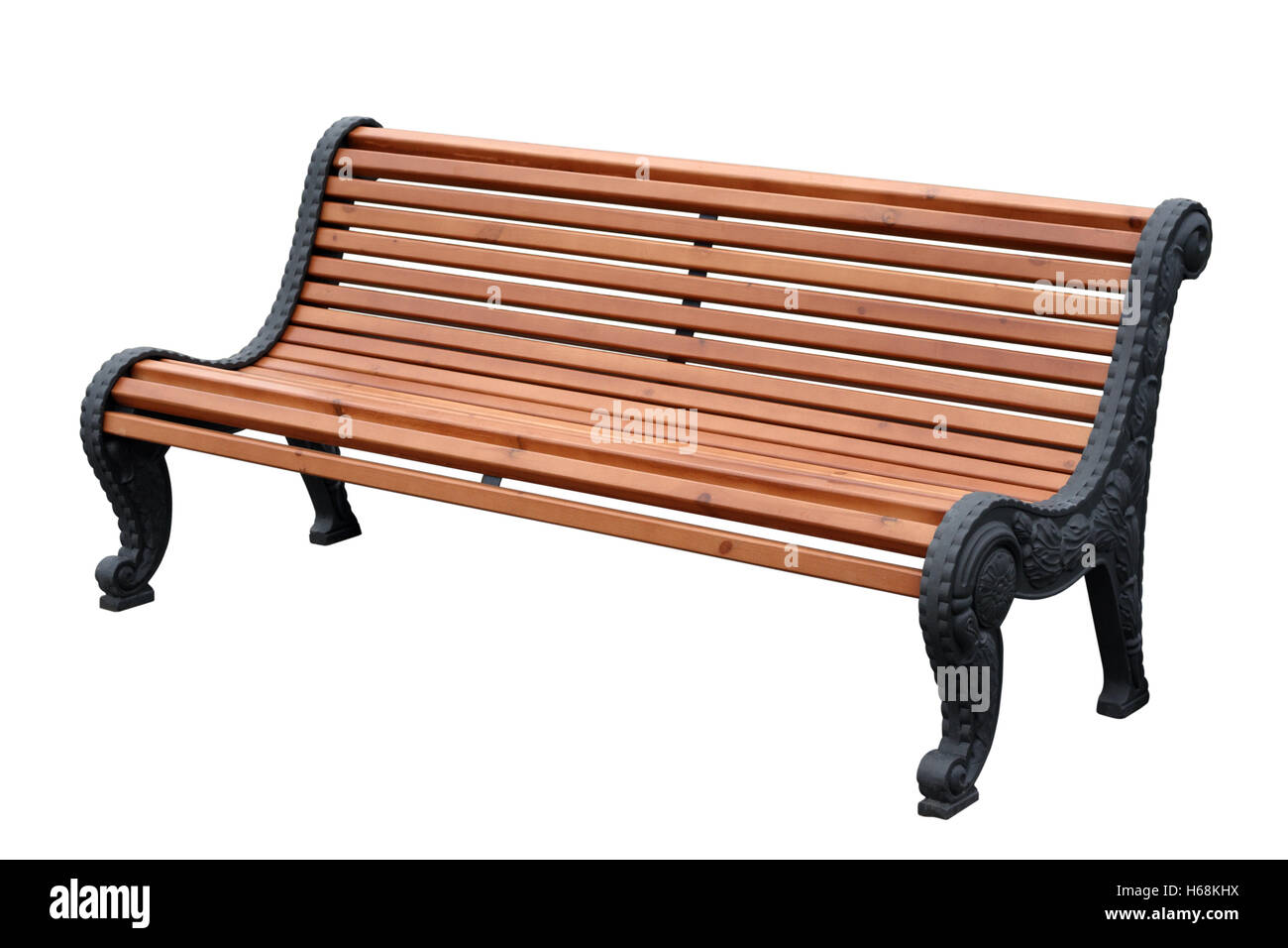 Beau banc séparément sur un fond blanc Banque D'Images