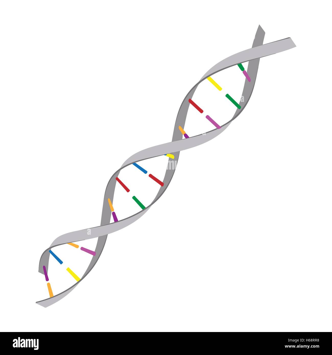 L'icône cartoon concept génétique Illustration de Vecteur