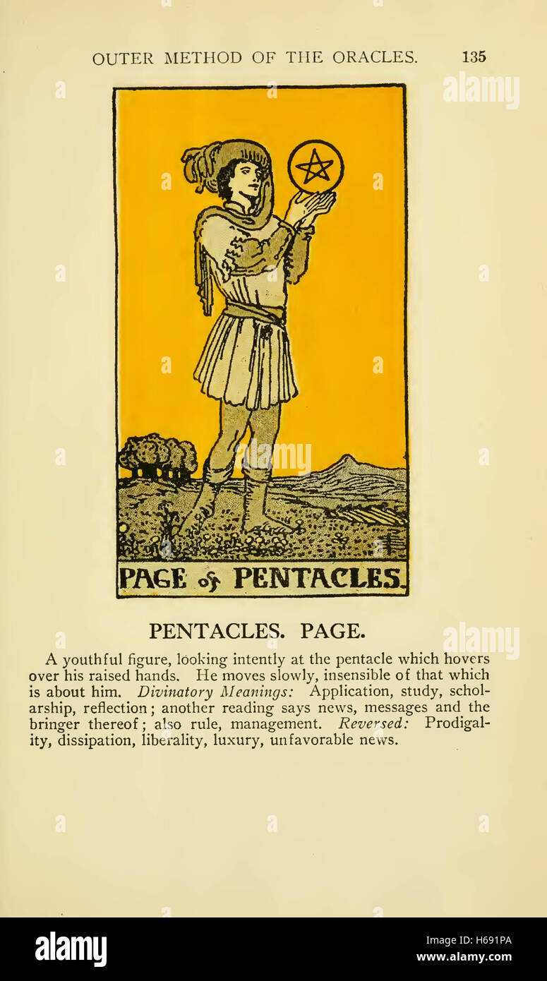 As de pentacles tarot Banque de photographies et d’images à haute résolution Alamy