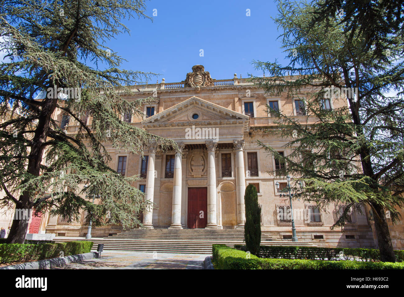 Salamanque, Espagne, Avril - 16, 2016 : le Palais Palacio de Anaya Banque D'Images