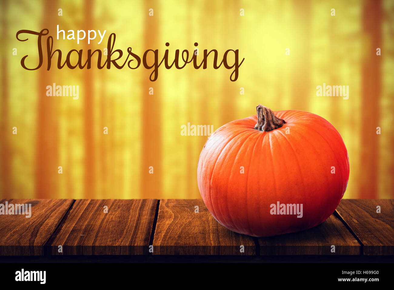Image composite de digital image générée de thanksgiving greeting Banque D'Images