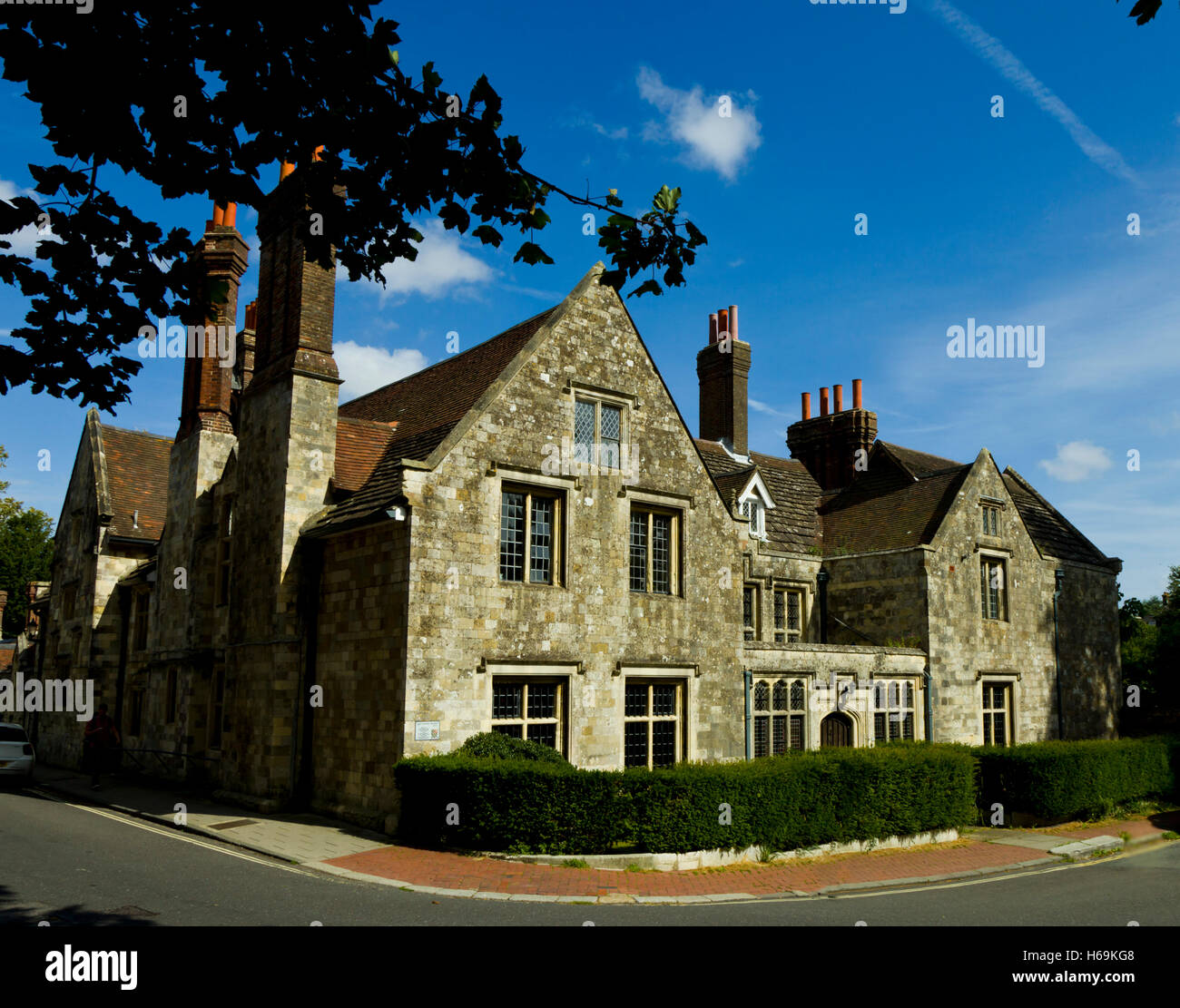 Lewes Southover Grange East Sussex England Banque D'Images