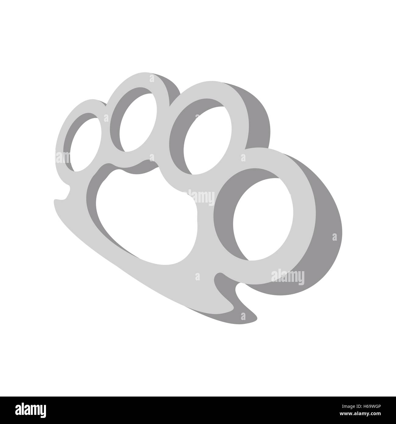 Brass knuckles icône dessin animé Image Vectorielle Stock Alamy