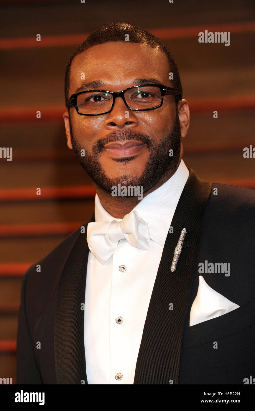 Tyler Perry assiste à la Vanity Fair Oscar Party 2014 le 2 mars 2014 à West Hollywood, Californie. Banque D'Images Tyler Perry assiste à la Vanity Fair Oscar Party 2014 le 2 mars 2014 à West Hollywood, Californie. Banque D'Images