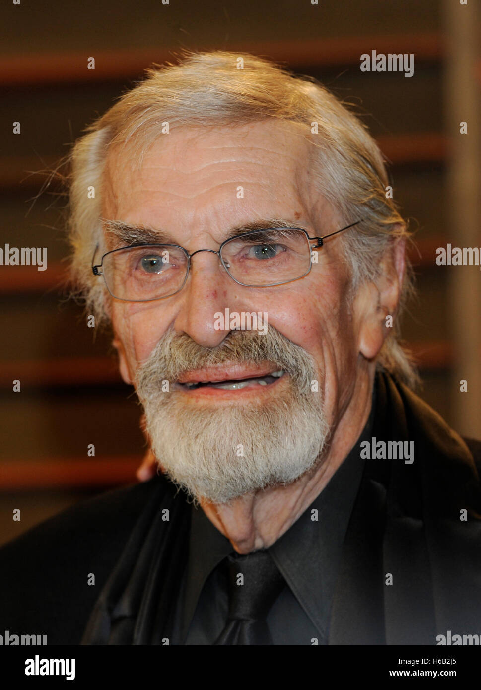 L'acteur Martin Landau assiste à 2014 Vanity Fair Oscar Party le 2 mars 2014 à West Hollywood, Californie. Banque D'Images