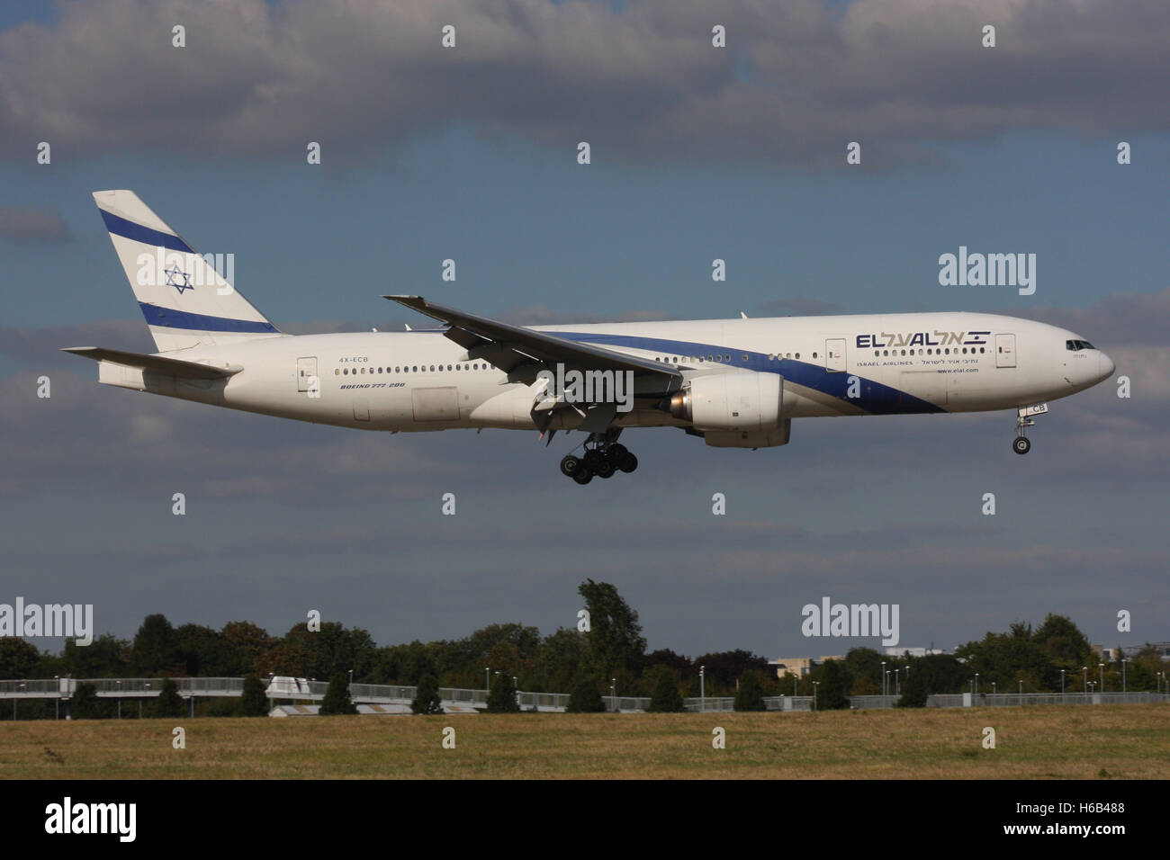 EL Al 777 Banque D'Images