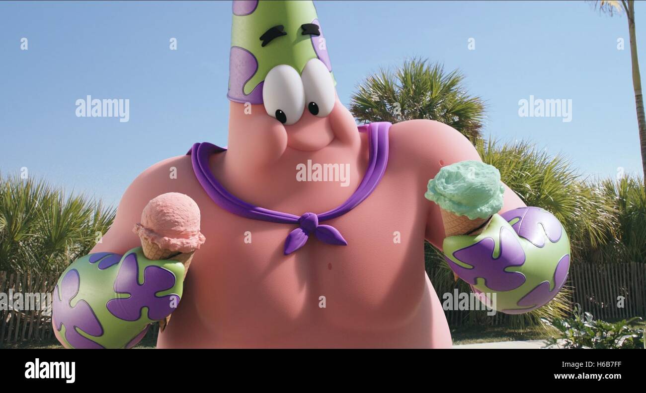 Patrick Star Le Film Bob L Eponge Hors De L Eau Le Film Spongebob 2 14 Photo Stock Alamy