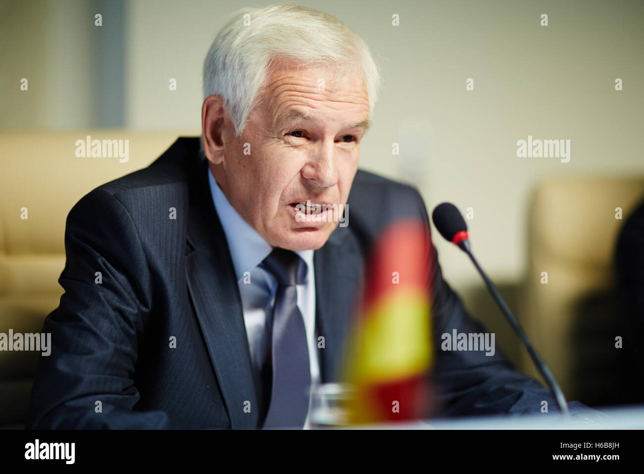 Rapport politique Banque D'Images