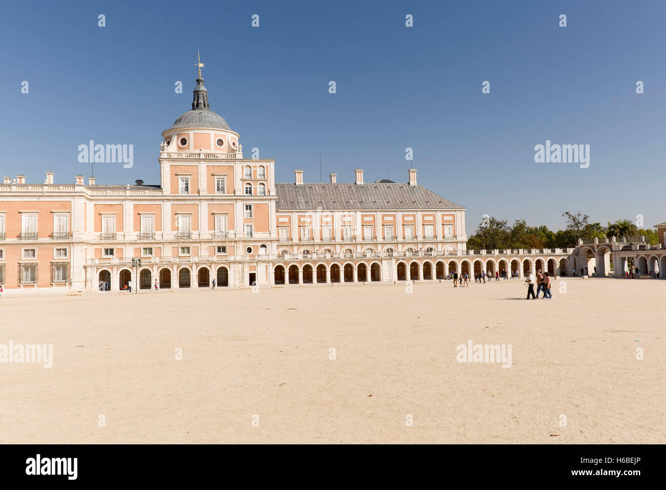 Aranjuez, Madrid, Espagne. 9 octobre 2016 : Palais Royal d'Aranjuez, Madrid, Espagne. Banque D'Images