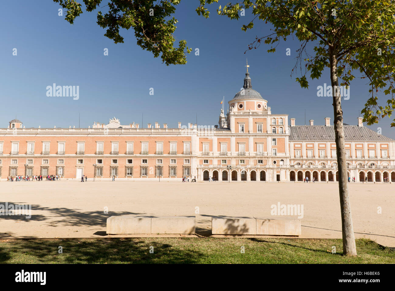 Aranjuez, Madrid, Espagne. 9 octobre 2016 : Palais Royal d'Aranjuez, Madrid, Espagne. Banque D'Images