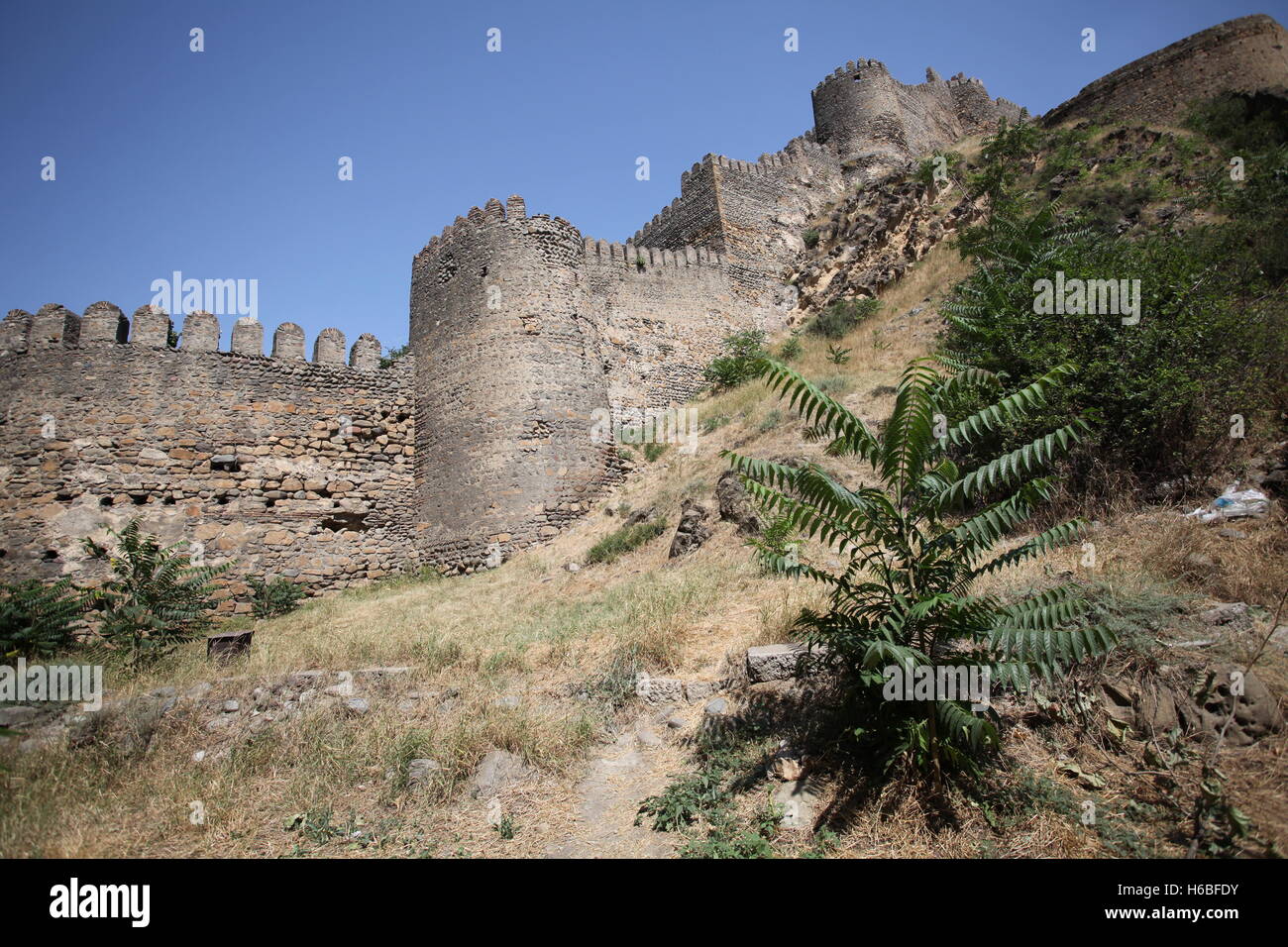 Gori fortress, Gori, Géorgie. Banque D'Images