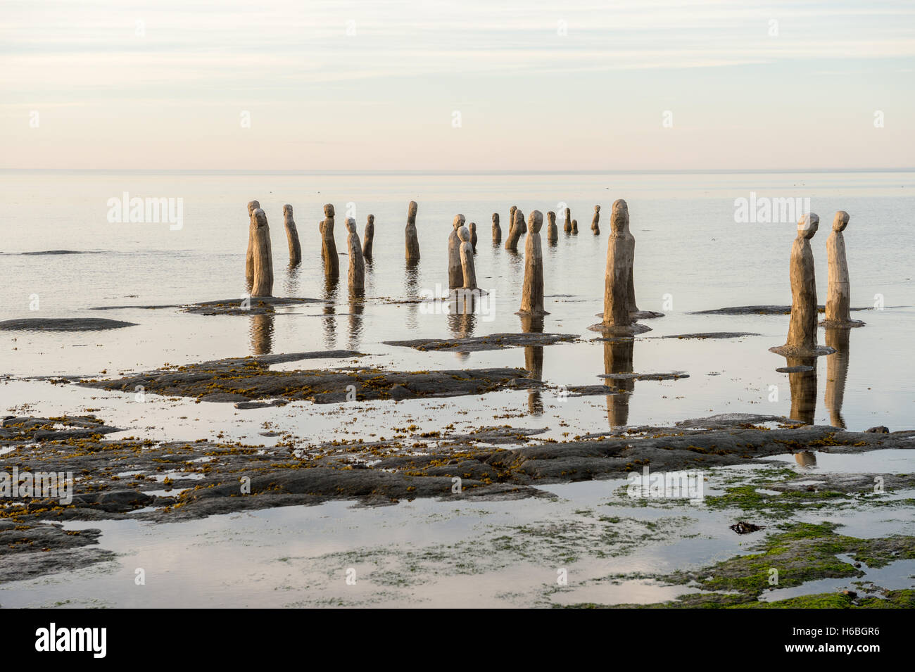 Le Grand Rassemblement de Marcel Gagnon de Sainte-Flavie, Québec, Canada Banque D'Images