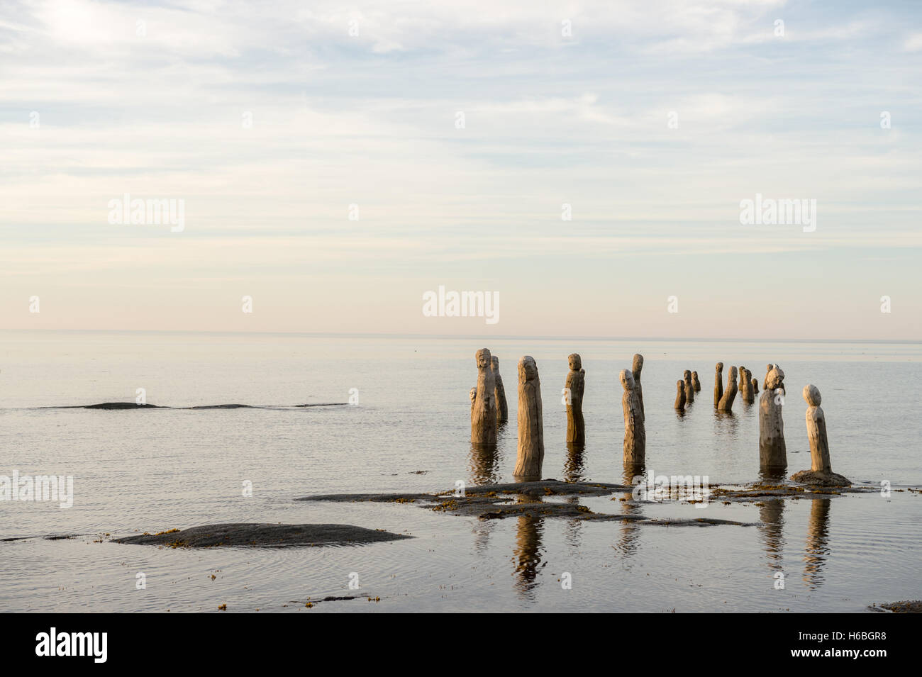 Le Grand Rassemblement de Marcel Gagnon de Sainte-Flavie, Québec, Canada Banque D'Images