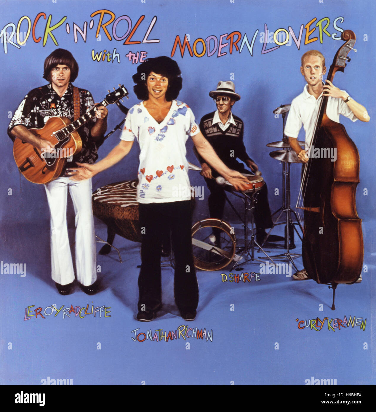 Couverture de l'album 1977 'Rock N Roll avec l'Amoureux moderne par Jonathan Richman et les Modern Lovers Banque D'Images