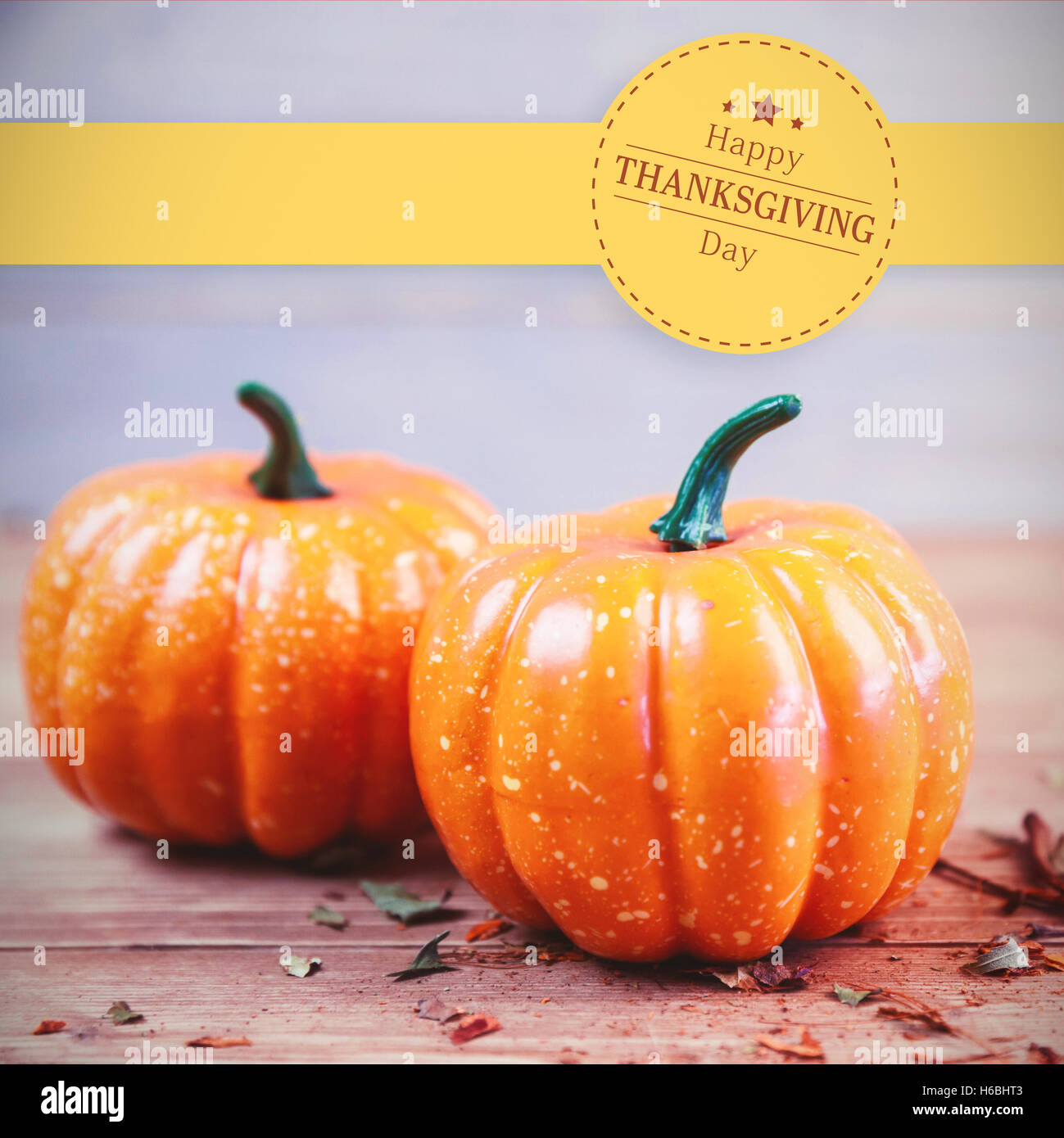 Image composite de joyeux thanksgiving Banque D'Images