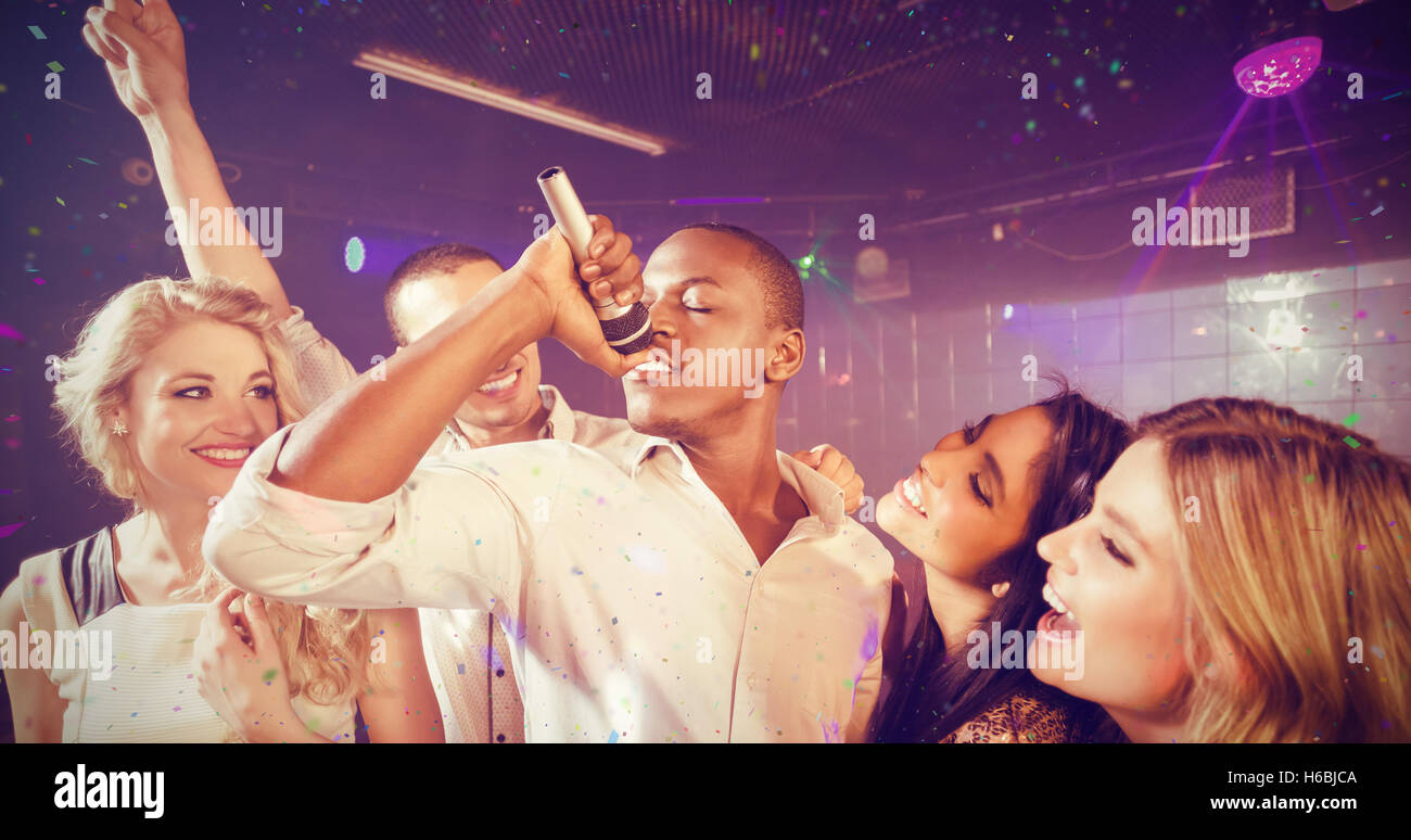 Image composite de Flying Colors Banque D'Images